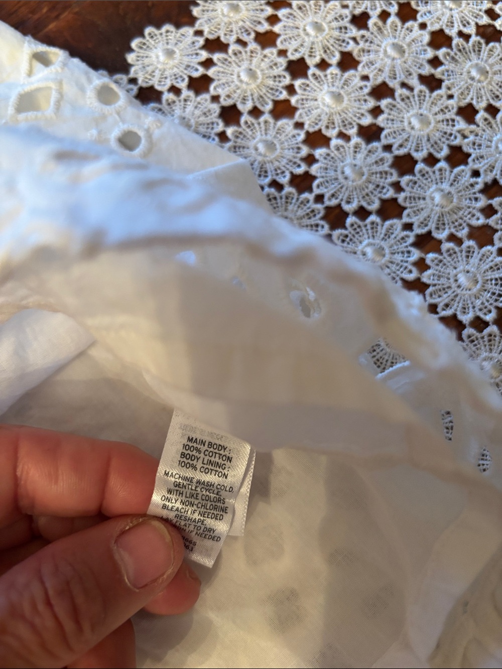 Nordstrom White Baby Dress & Bloomers Size 12 Mo. NWT. - Picture 8 of 8